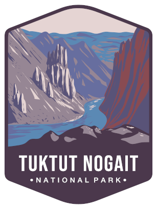 Tuktut Nogait National Park Sticker Large