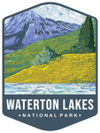 Waterton Lakes National Park Sticker Large