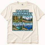 Pacific Northwest National Parks T-Shirt — Comfort Colors 1717 in Ivory