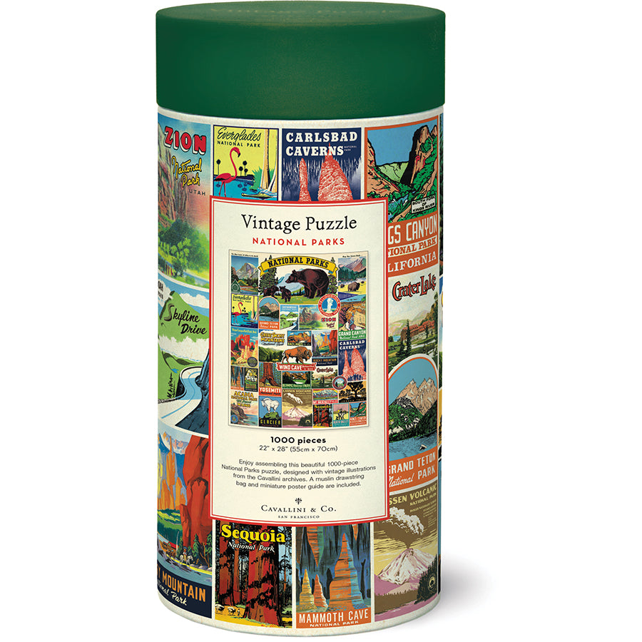 National Parks Vintage 1,000-Piece Jigsaw Puzzle