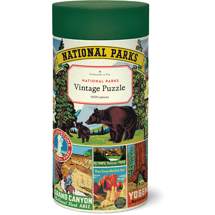 National Parks Vintage 1,000-Piece Jigsaw Puzzle