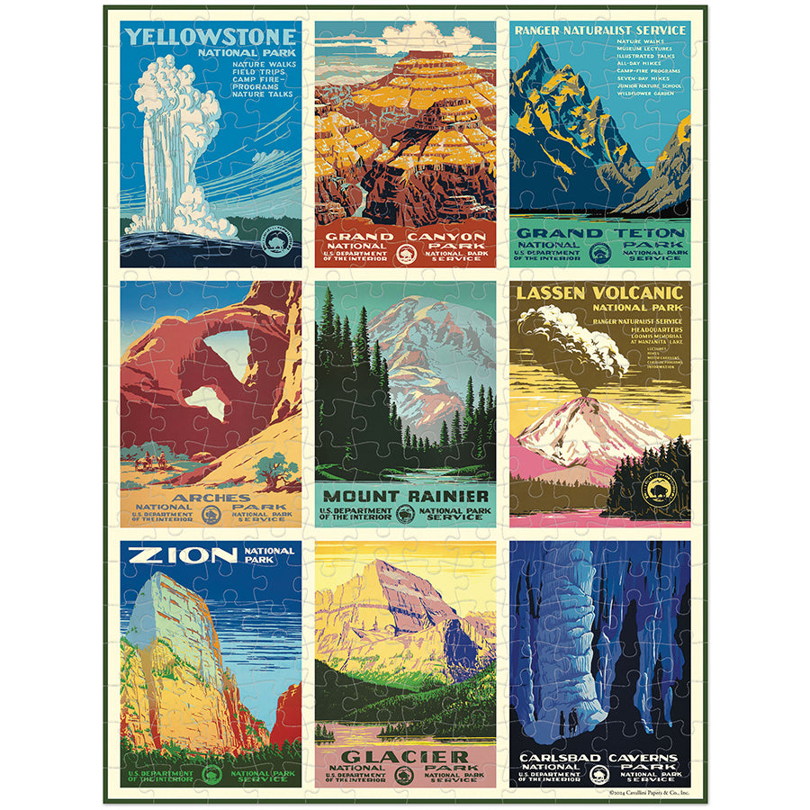 National Parks Mini 240-Piece Jigsaw Puzzle