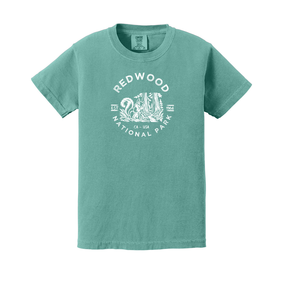 Redwood children's Comfort Colors 9018 T-shirt in Seafoam