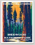 Redwood National Park WPA Sticker Large