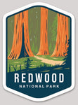 Redwood National Park Die Cut Sticker Large