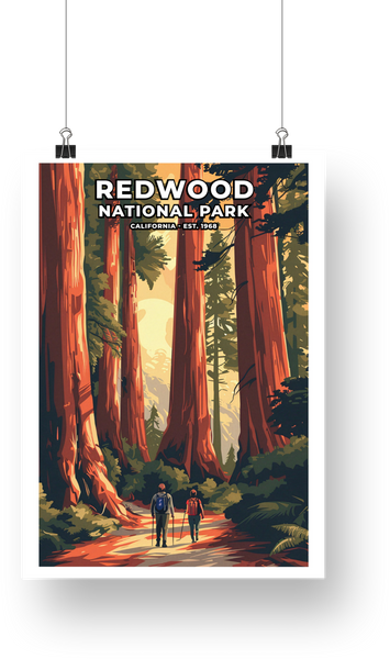 Redwood National Park Poster