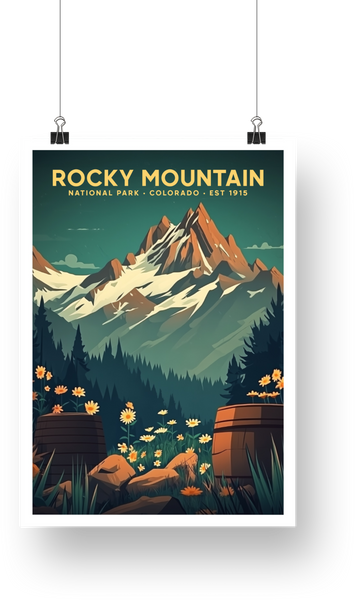 Rocky Mountain National Park Poster