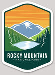 Rocky Mountain National Park Die Cut Sticker Large