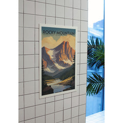 Rocky Mountain National Park Poster – Golden Granite & Alpine Valley