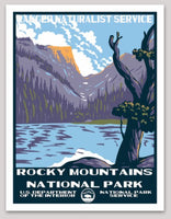 Rocky Mountain National Park WPA Sticker Large