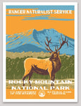 Rocky Mountain National Park WPA Sticker Large