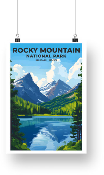 Rocky Mountain National Park Poster