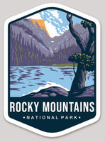 Rocky Mountain National Park Die Cut Sticker Large