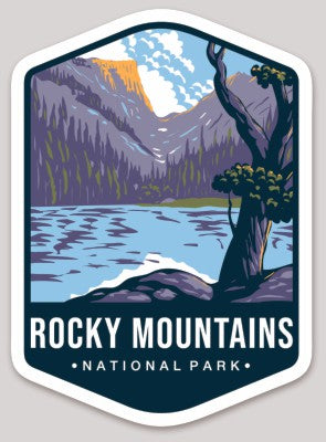 Rocky Mountain National Park Die Cut Sticker Large
