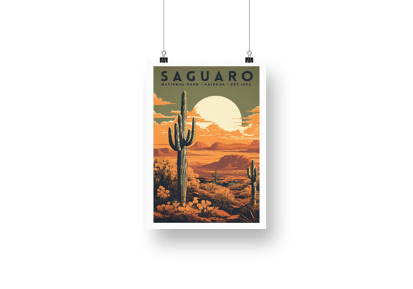 Saguaro National Park Poster