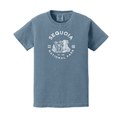 Sequoia children's Comfort Colors 9018 T-shirt in Blue Jean