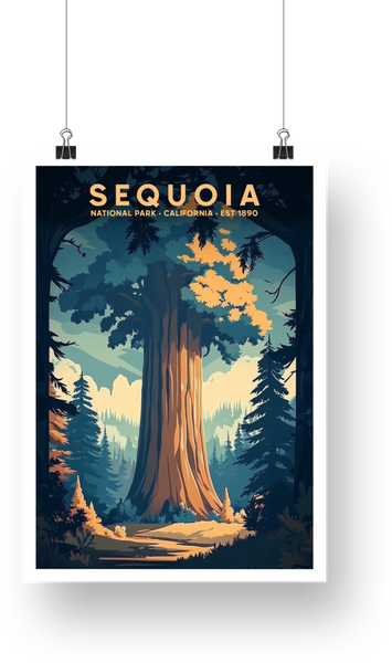 Sequoia National Park Poster