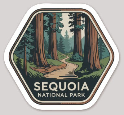 Sequoia National Park Die Cut Sticker