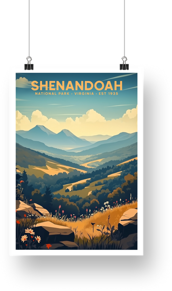 Shenandoah National Park Poster