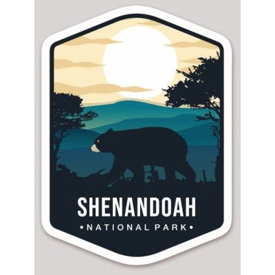 Shenandoah National Park Die Cut Sticker Large – Emblem Collection 2