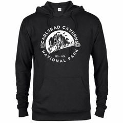 Carlsbad Caverns hoodie — Black — concept mockup