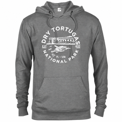 Dry Tortugas hoodie — Graphite Heather — concept mockup