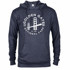 Golden Gate hoodie — Denim Heather — concept mockup