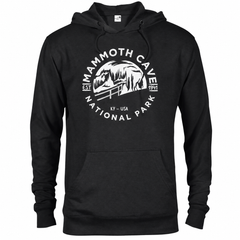 Mammoth Cave hoodie — Black — concept mockup