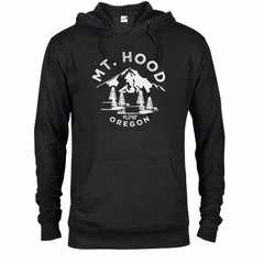 Mount Hood hoodie — Black — concept mockup