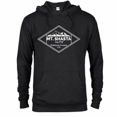 Mount Shasta hoodie — Black — concept mockup