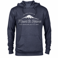 Mount St Helens hoodie — Denim Heather — concept mockup