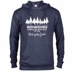 Redwood hoodie — Denim Heather — concept mockup