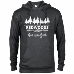Redwood hoodie — Heather Graphite — concept mockup