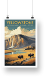 Yellowstone National Park Poster