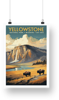 Yellowstone National Park Poster