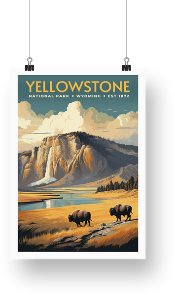 Yellowstone National Park Poster