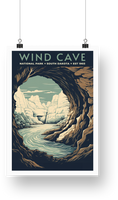 Wind Cave National Park Poster