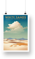 White Sands National Park Poster