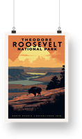 Theodore Roosevelt National Park Poster