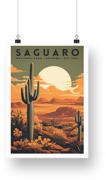 Saguaro National Park Poster