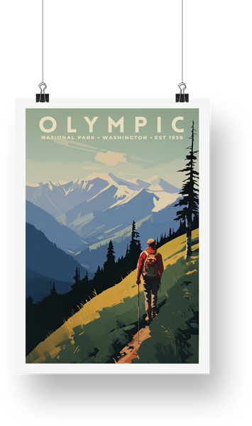 Olympic National Park Poster