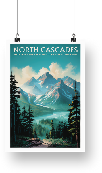 North Cascades National Park Poster