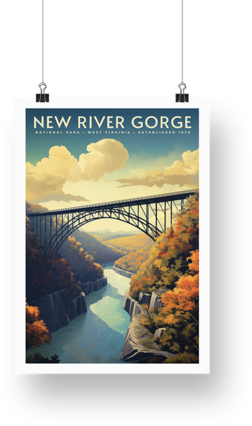 New River Gorge National Park Poster