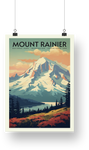 Mount Rainier National Park Poster