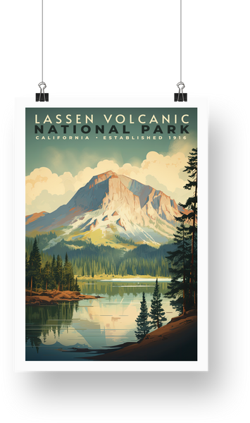 Lassen Volcanic National Park Poster