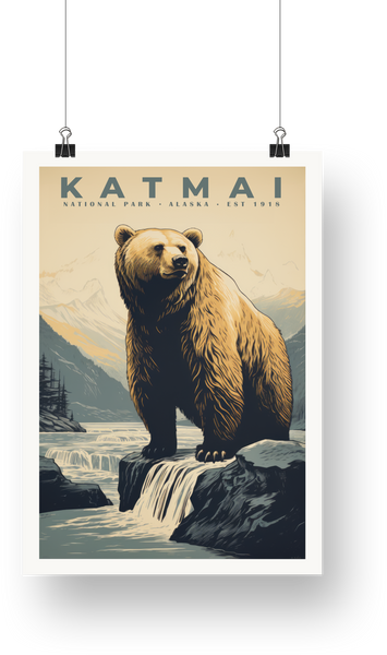 Katmai National Park Poster