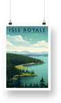 Isle Royale National Park Poster