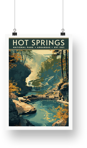 Hot Springs National Park Poster