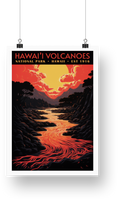 Hawaii Volcanoes National Park Poster