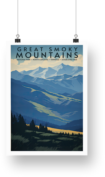 Great Smoky Mountains National Park Poster